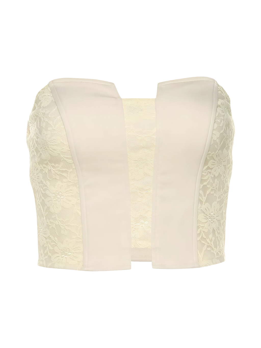 Lace Corset & Drape Skirt Set in Apricot