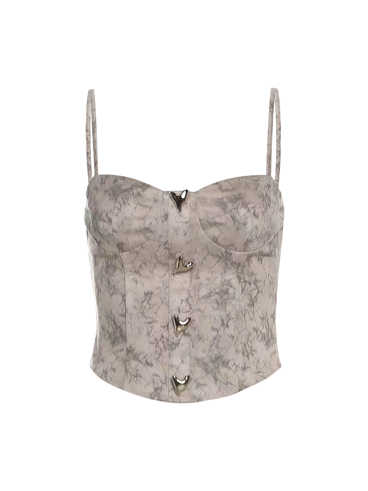 Vintage Corset Tank with Bow Detail & Layered Mini Skirt Set